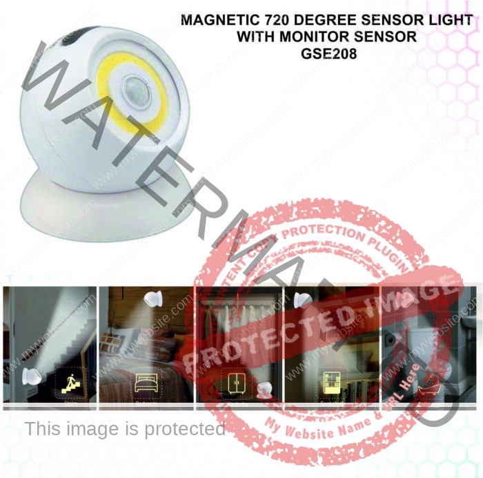 Magnetic 720 Degree Work Light With 3 Light Modes